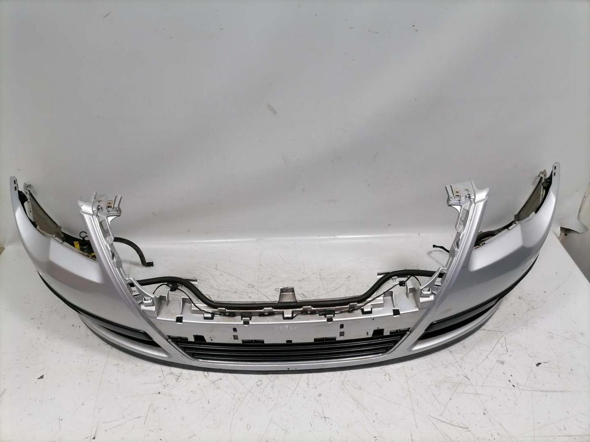 VW Passat 3C B6 original Sto&szlig;stange Stossf&auml;nger vorn LA7W Reflexsilber Bj.2005